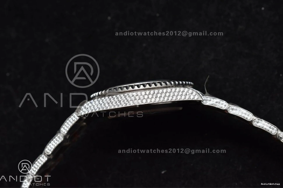 Dial 1149 Chic AMGF Blue Best On 40mm Submariner Full Edition Bracelet VR SS On Diamonds 0523